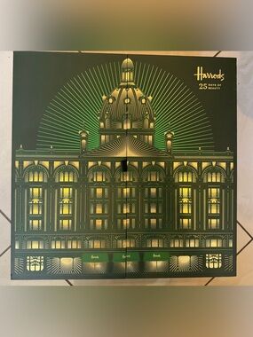 Harrods Green and Gold Luxury Advent Calendar 🍀 BOX ONLY